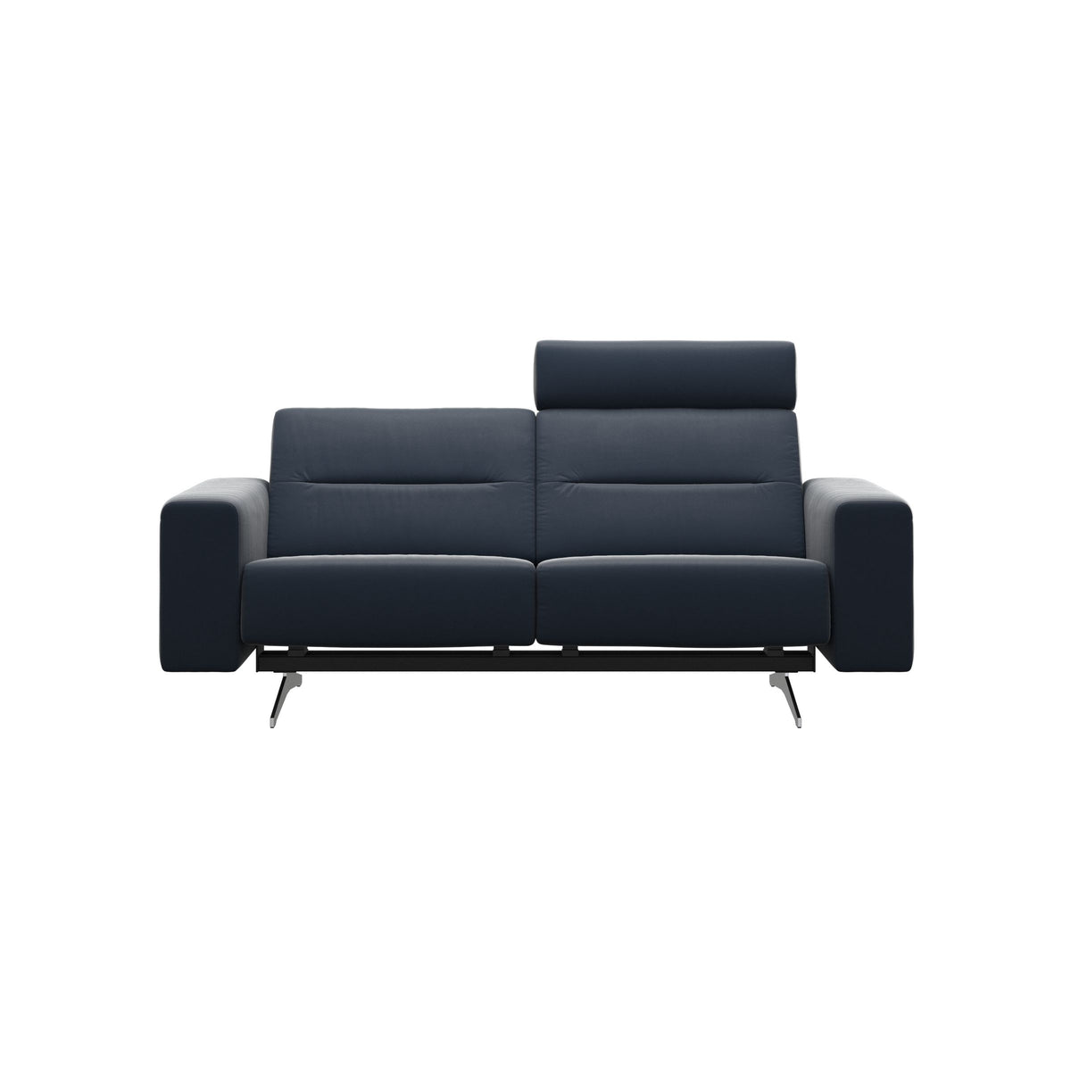 Stella - 2-Seater Sofa with 1 Headrest - Paloma Oxford Blue - S1 - wider and lower