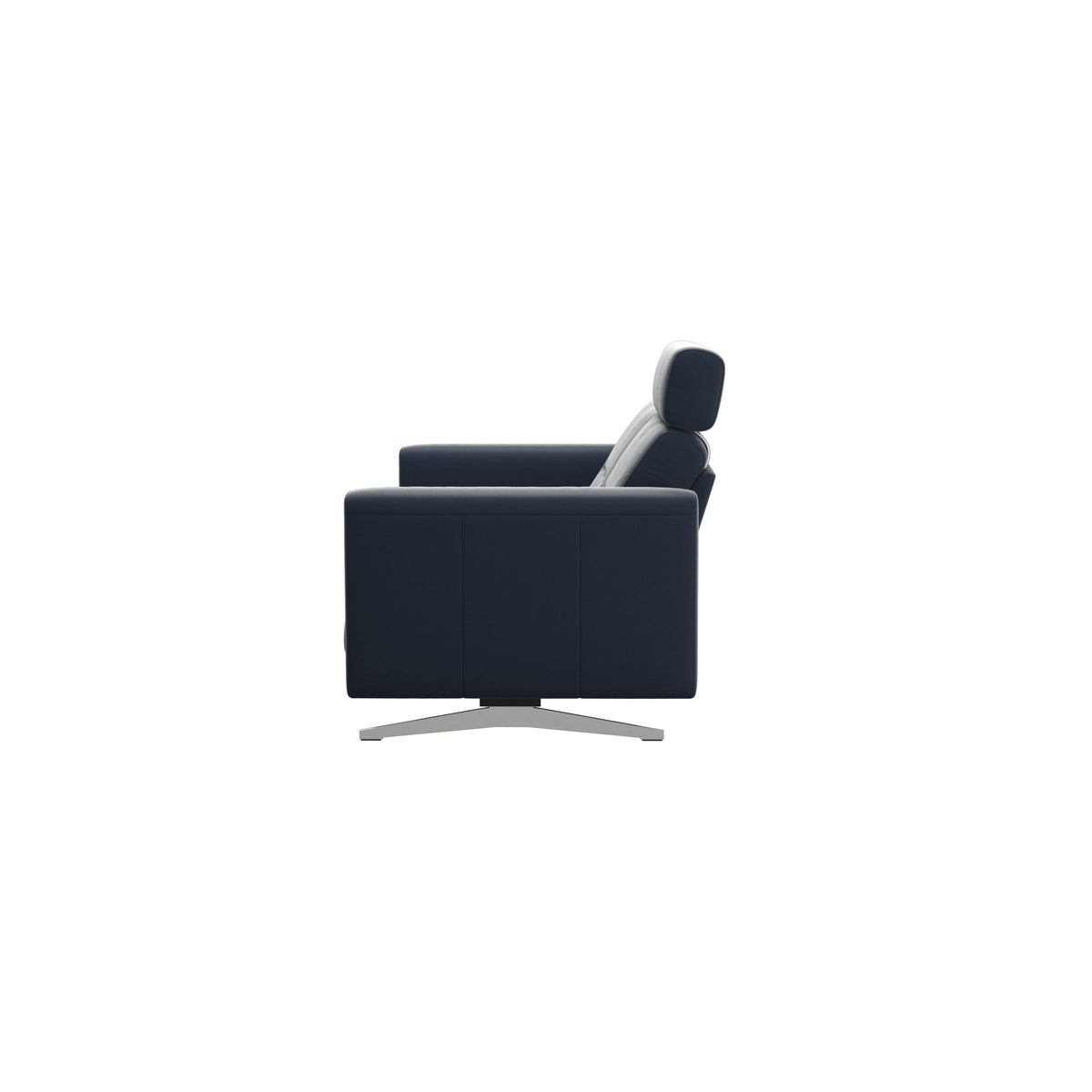 Stella - 2-Seater Sofa with 1 Headrest - Paloma Oxford Blue - S2 - narrower and taller