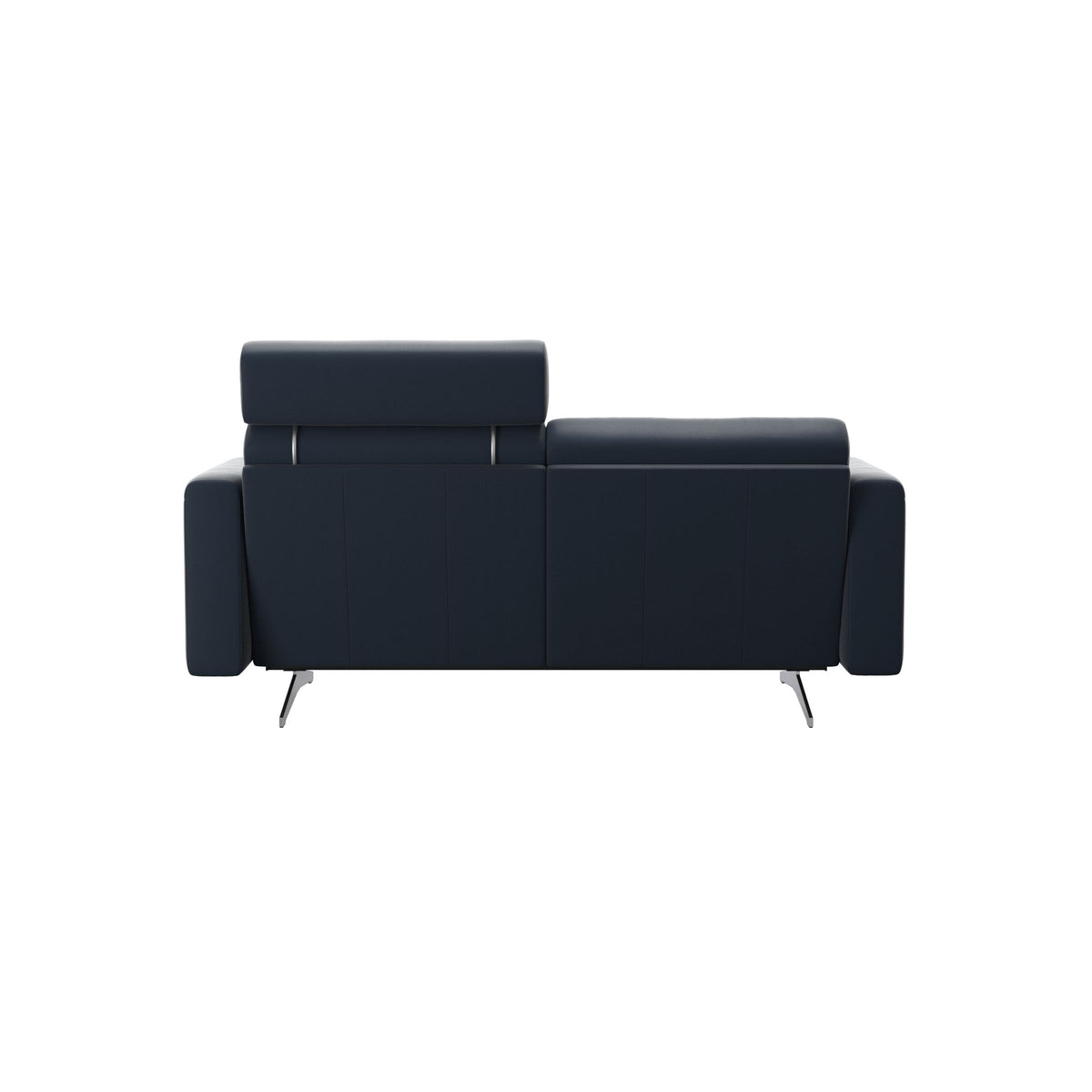 Stella - 2-Seater Sofa with 1 Headrest - Paloma Oxford Blue - S2 - narrower and taller
