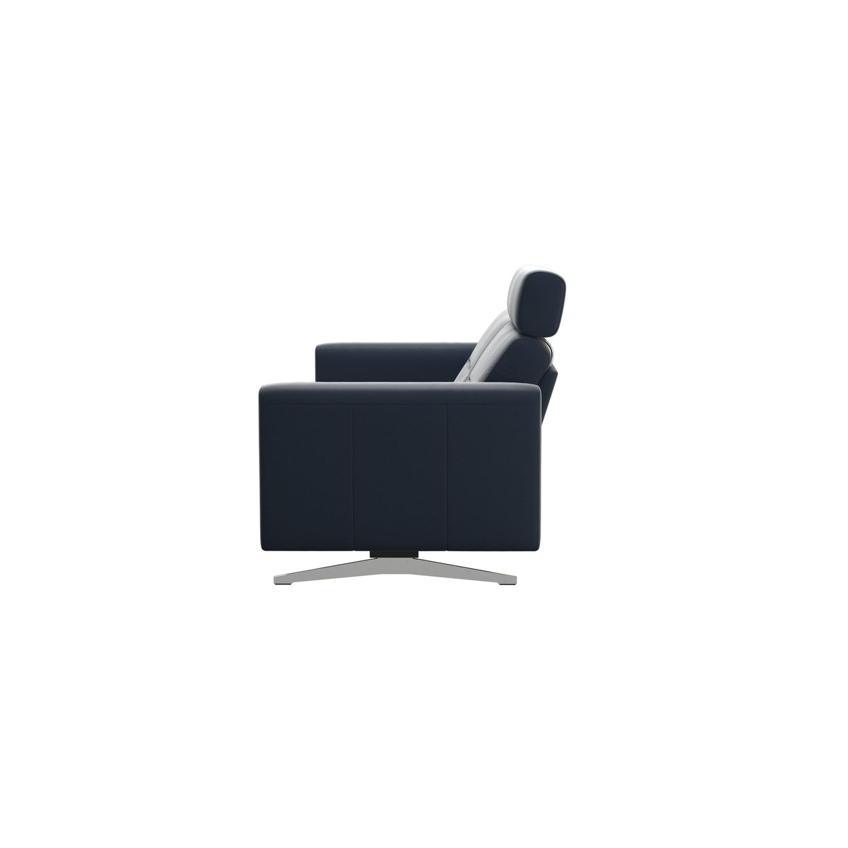 Stella - 2.5-Seater Sofa with 1 Headrest - Paloma Oxford Blue - S2 - narrower and taller