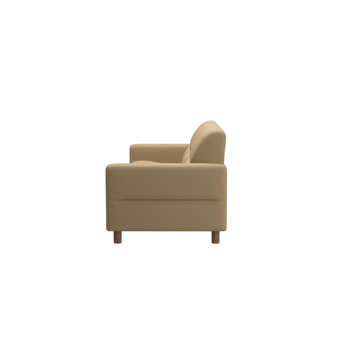 Fiona - 3-Seater Sofa - Paloma Sand - Walnut