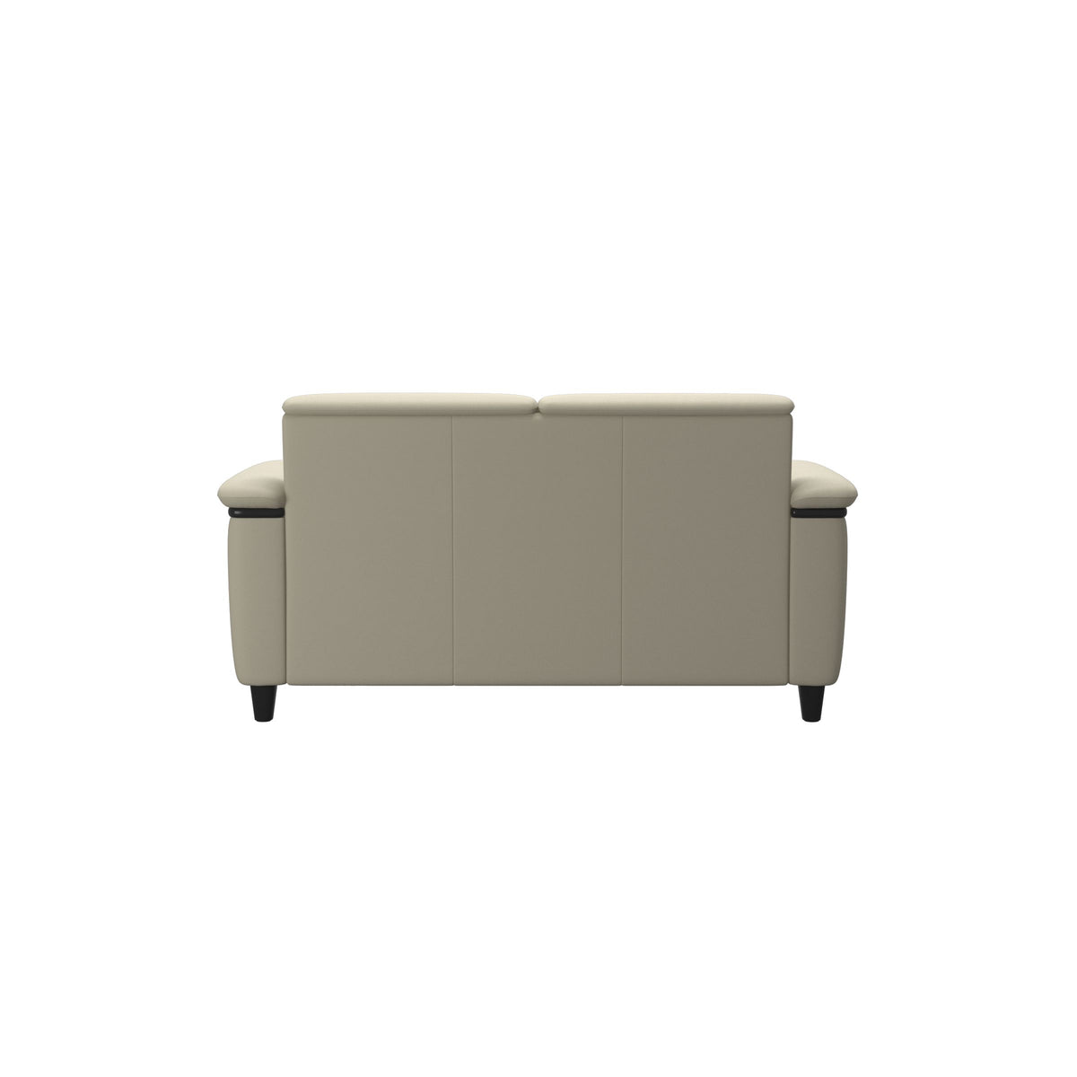 Flora 2-Seater - Paloma Light Grey - Black