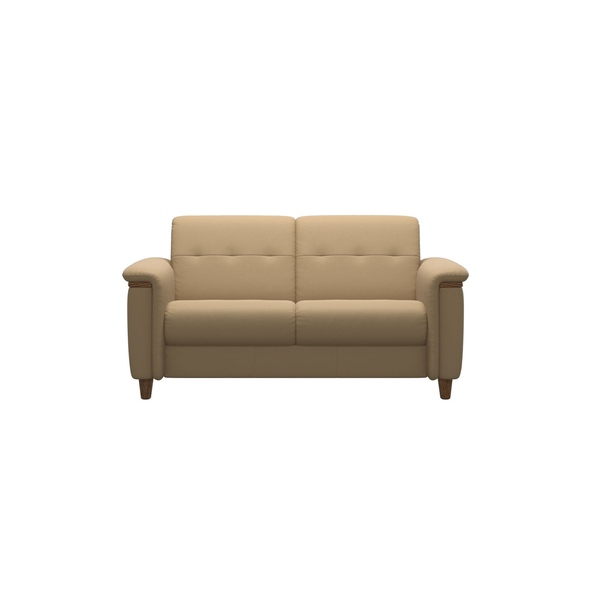 Flora 2-Seater - Paloma Sand - Teak