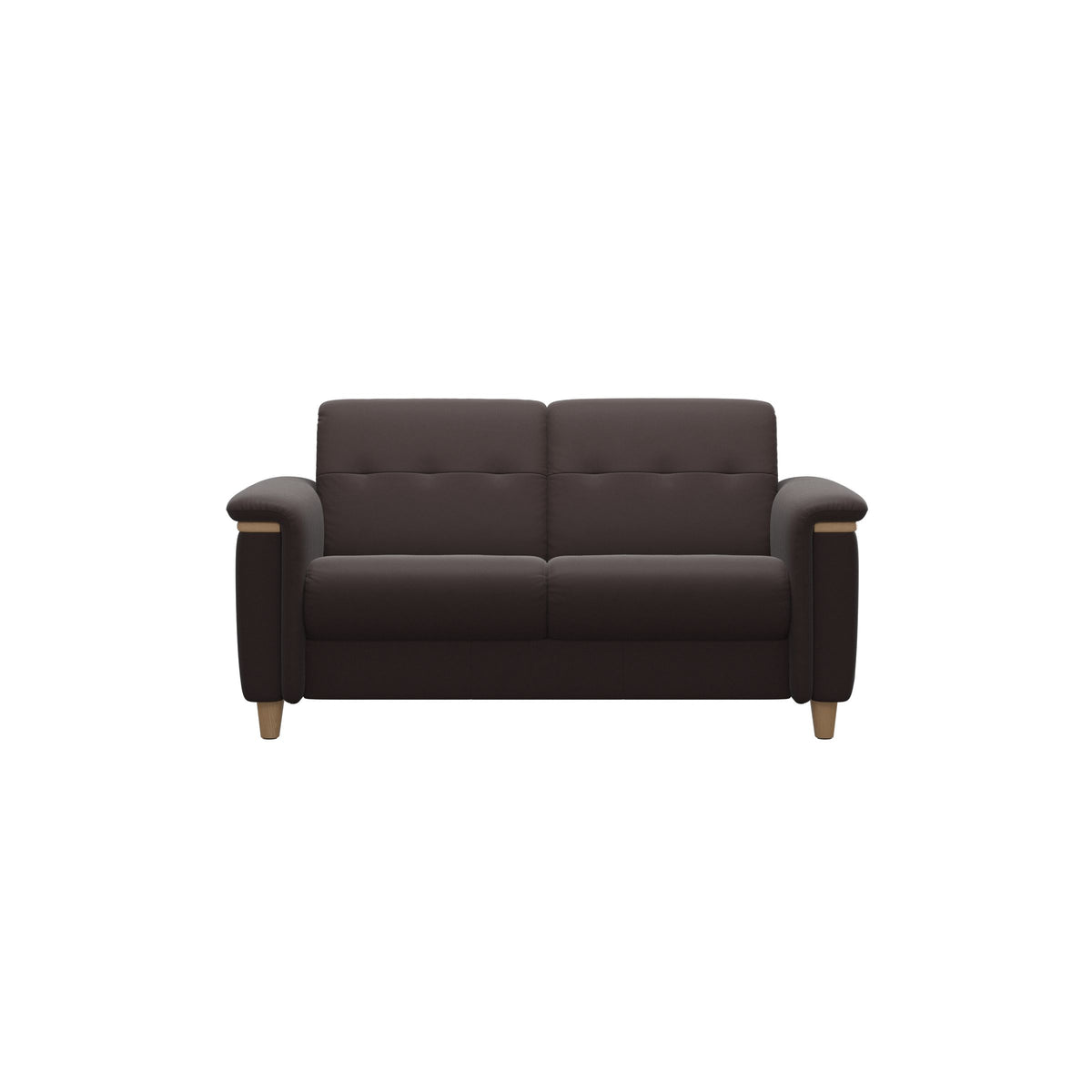 Flora 2-Seater - Paloma Chocolate - Oak