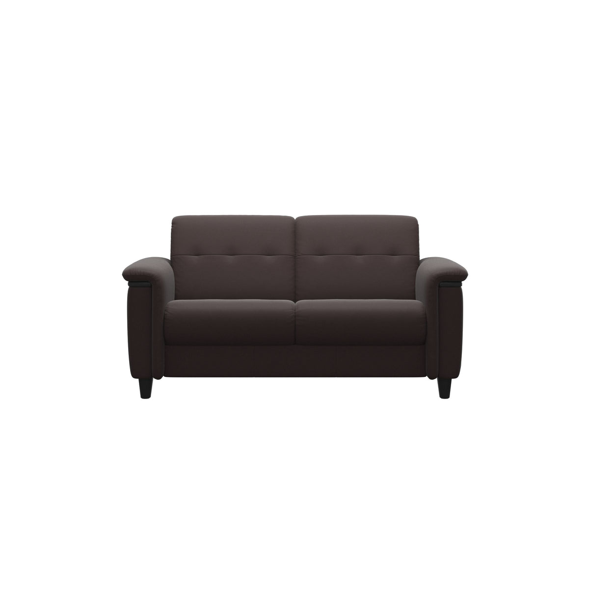 Flora 2-Seater - Paloma Chocolate - Black