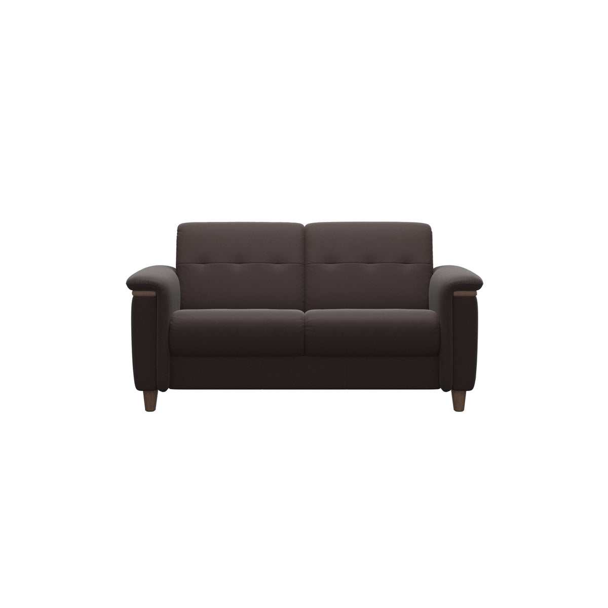 Flora 2-Seater - Paloma Chocolate - Walnut