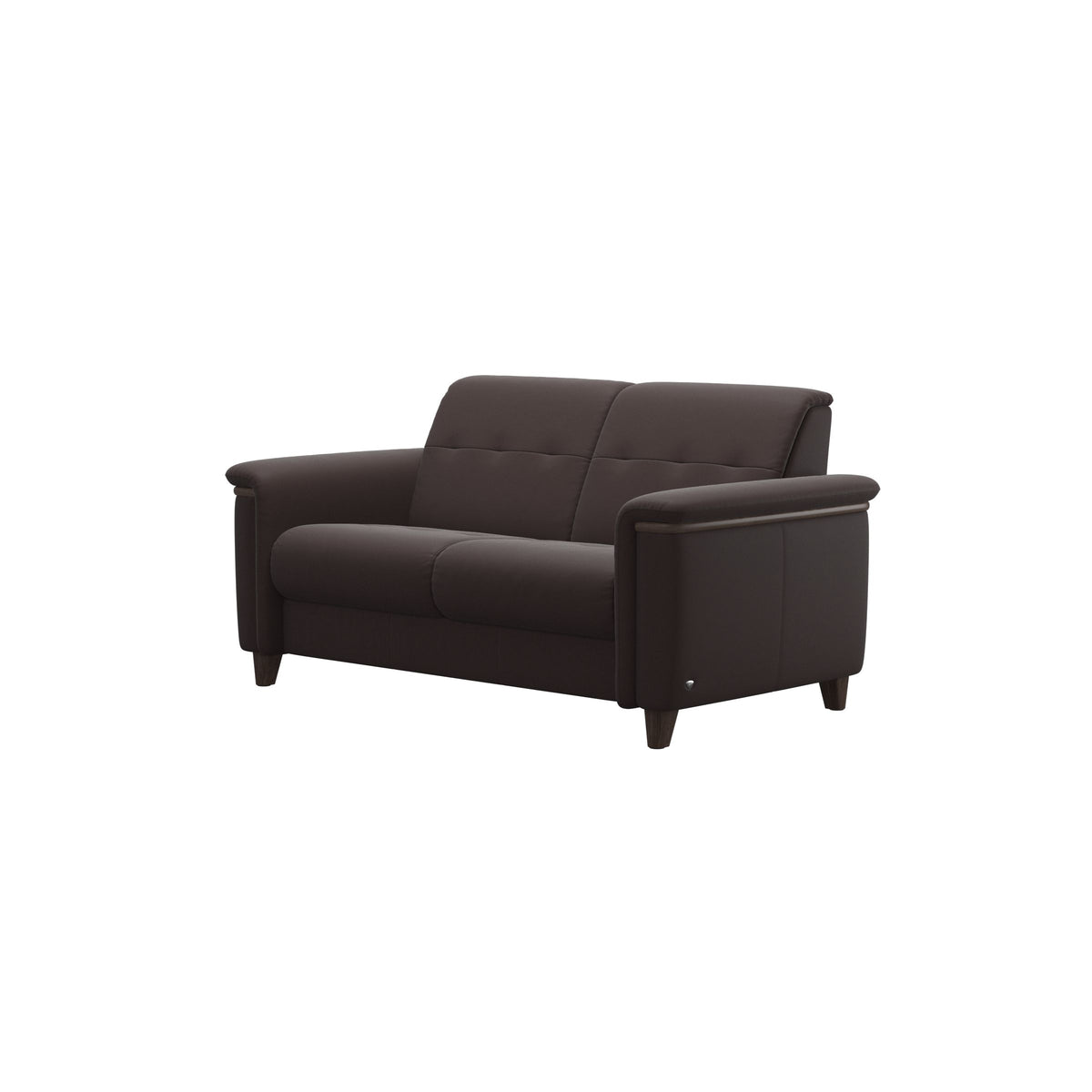 Flora 2-Seater - Paloma Chocolate - Wenge