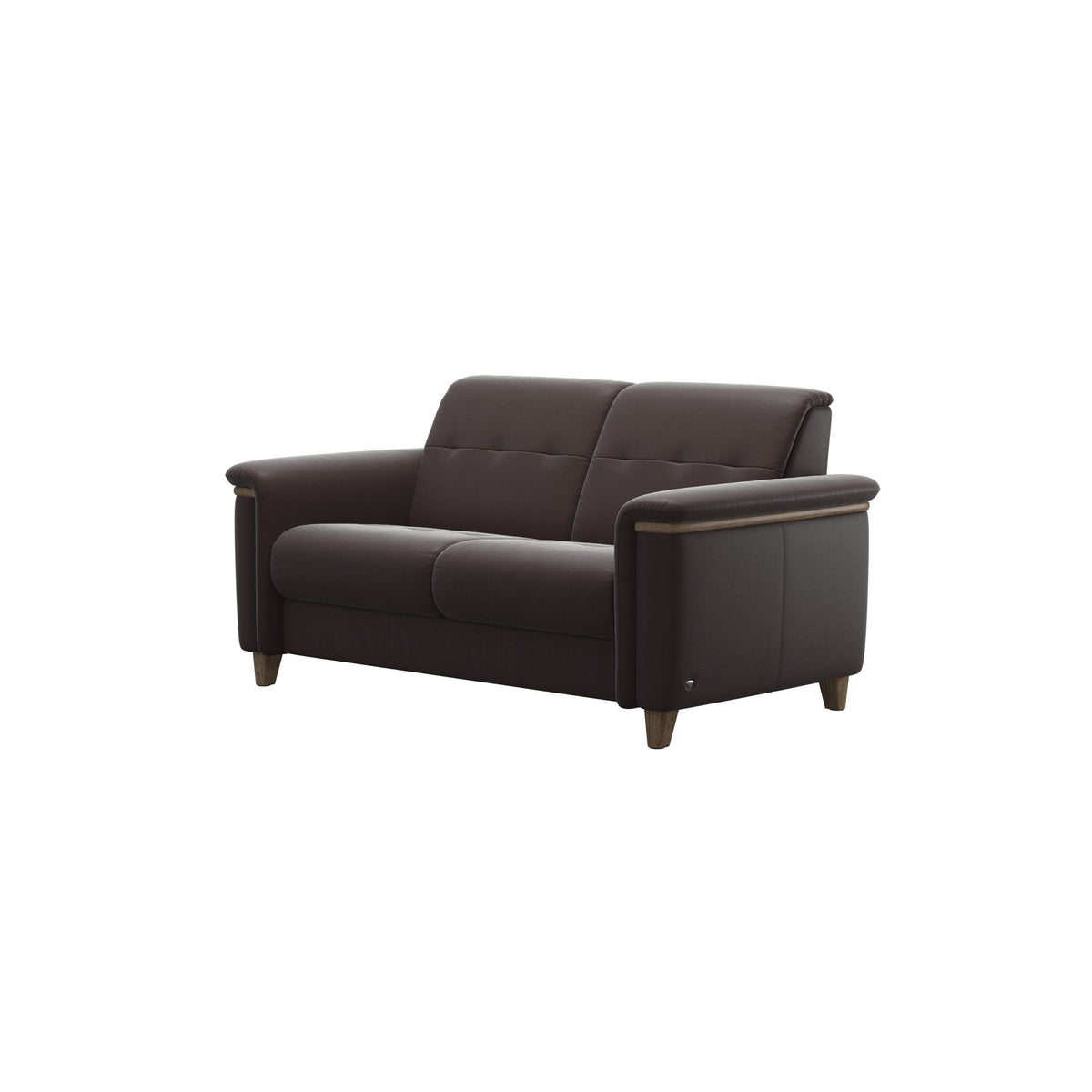 Flora 2-Seater - Paloma Chocolate - Smoked Oak