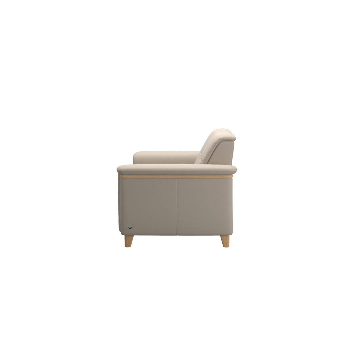 Flora 2-Seater - Paloma Fog - Oak