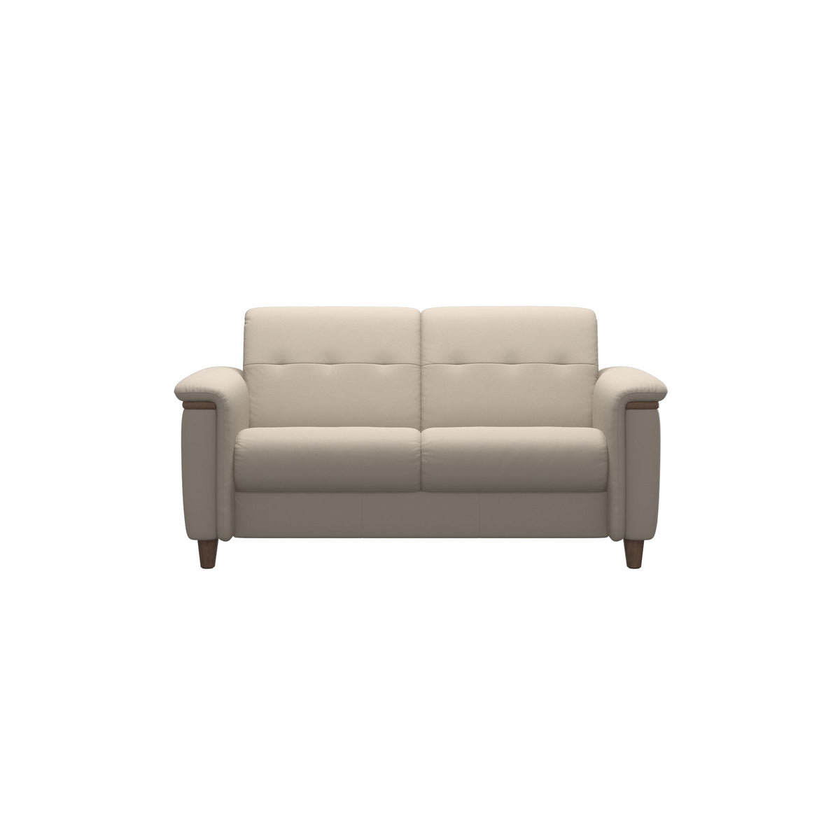 Flora 2-Seater - Paloma Fog - Walnut