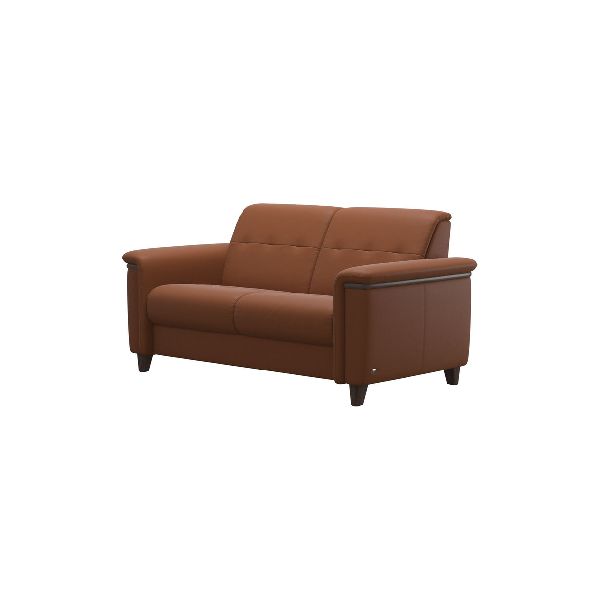 Flora 2-Seater - Paloma New Cognac - Wenge
