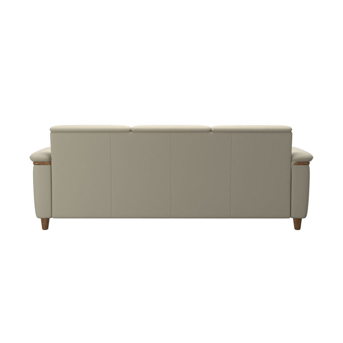 Flora 3-Seater - Paloma Light Grey - Teak
