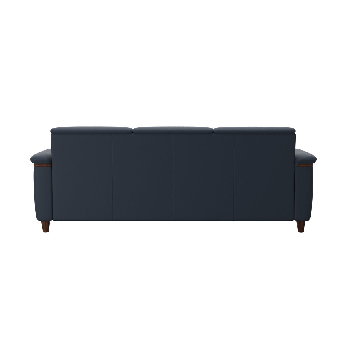 Flora 3-Seater - Paloma Oxford Blue - Brown