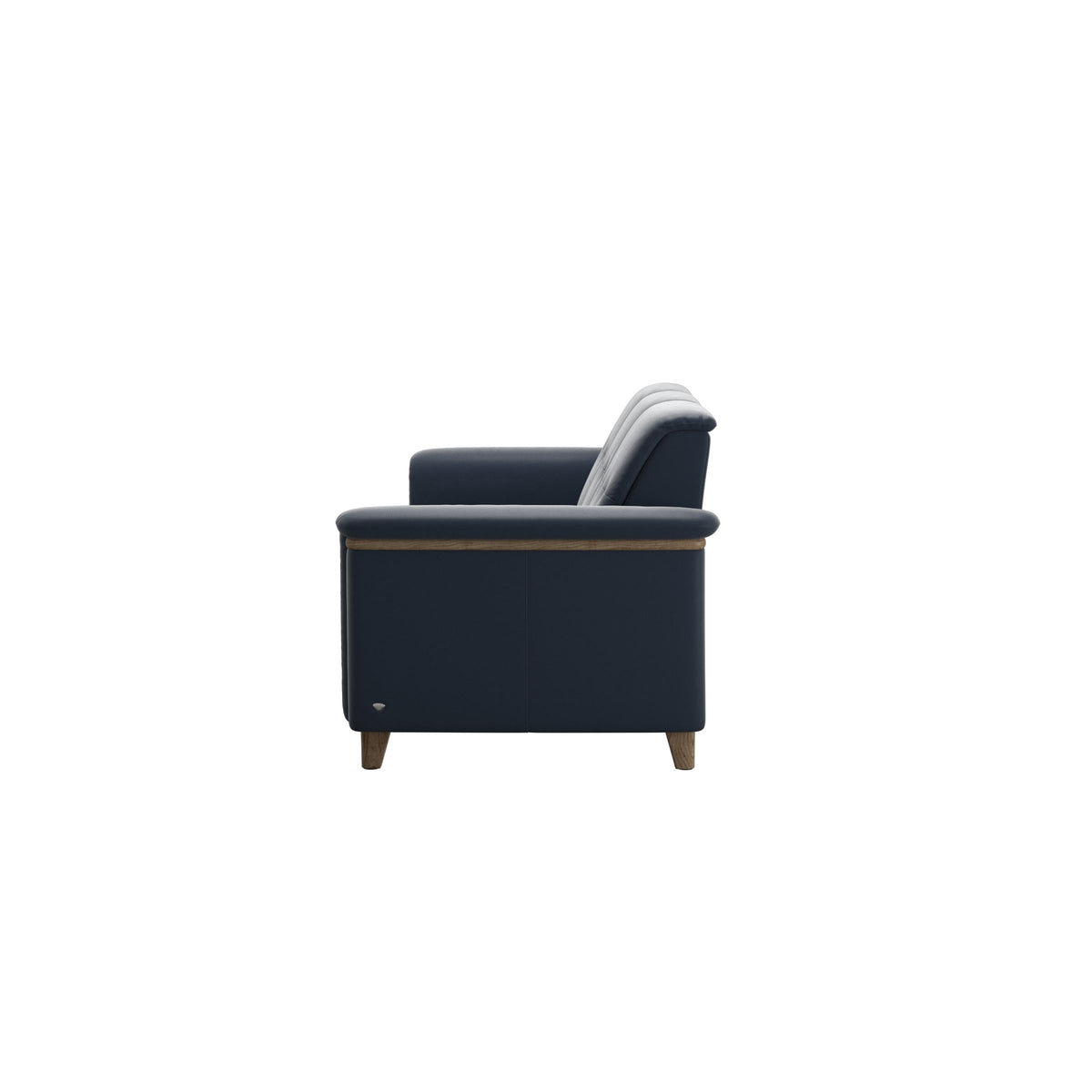 Flora 3-Seater - Paloma Oxford Blue - Smoked Oak