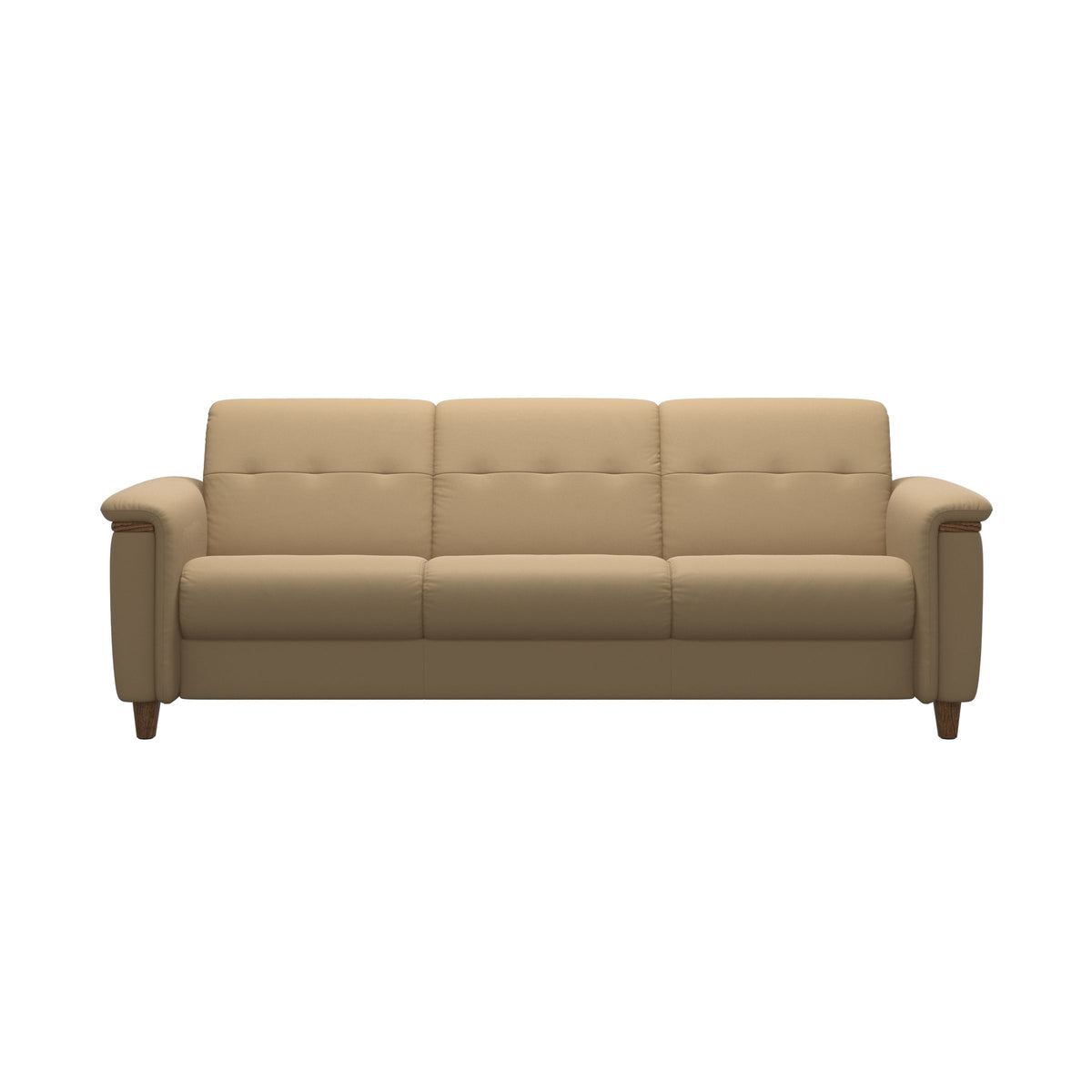 Flora 3-Seater - Paloma Sand - Teak