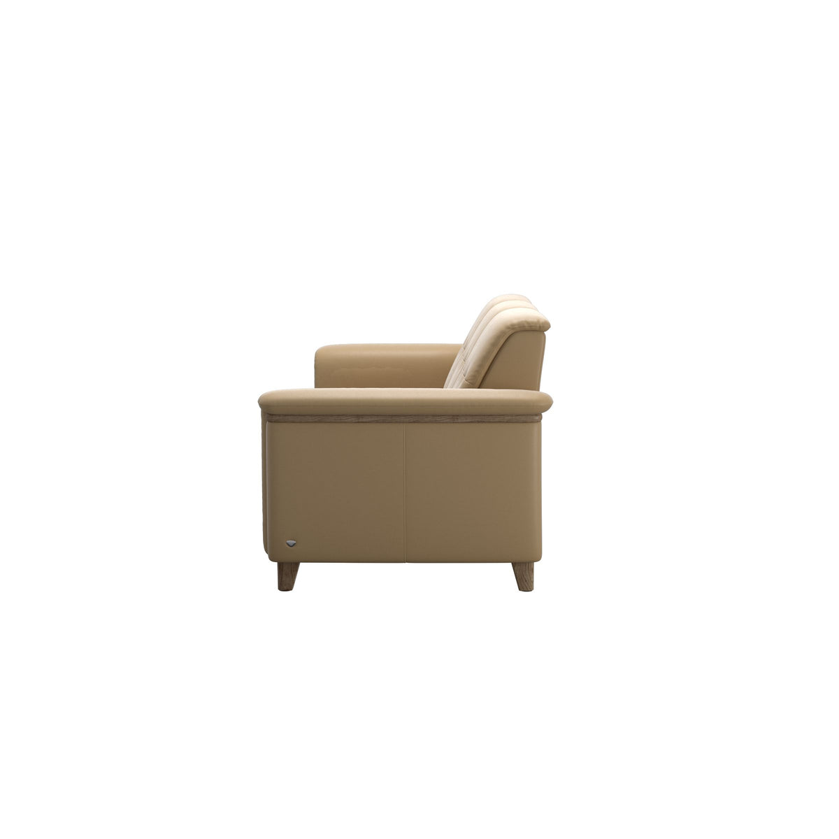 Flora 3-Seater - Paloma Sand - Smoked Oak