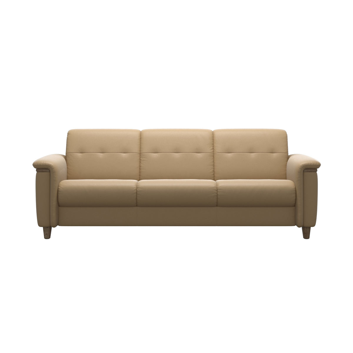 Flora 3-Seater - Paloma Sand - Smoked Oak