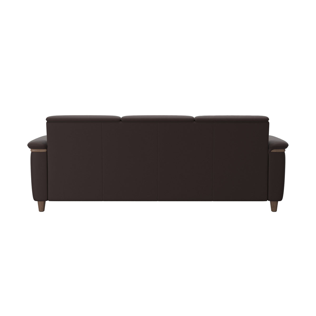 Flora 3-Seater - Paloma Chocolate - Walnut