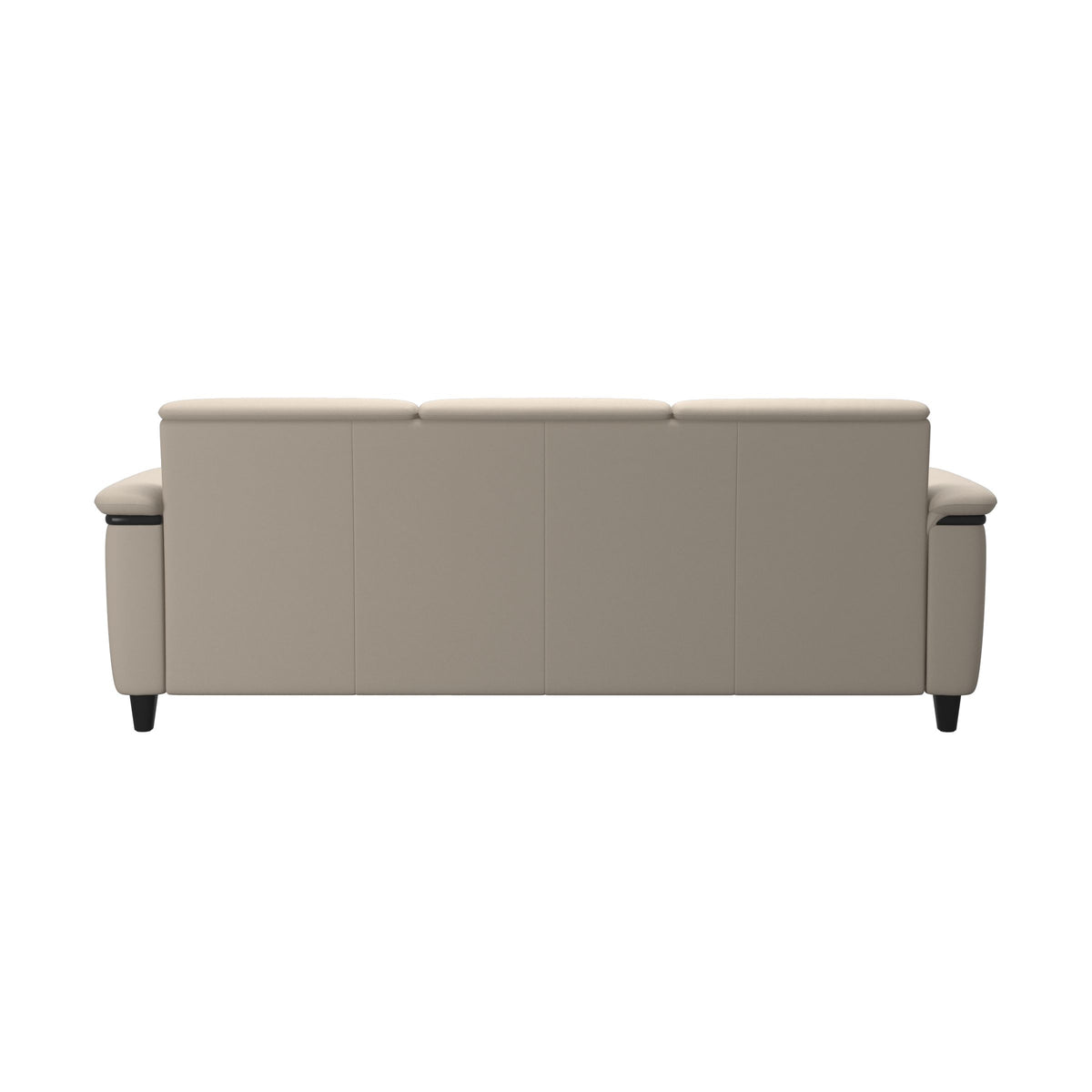 Flora 3-Seater - Paloma Fog - Black
