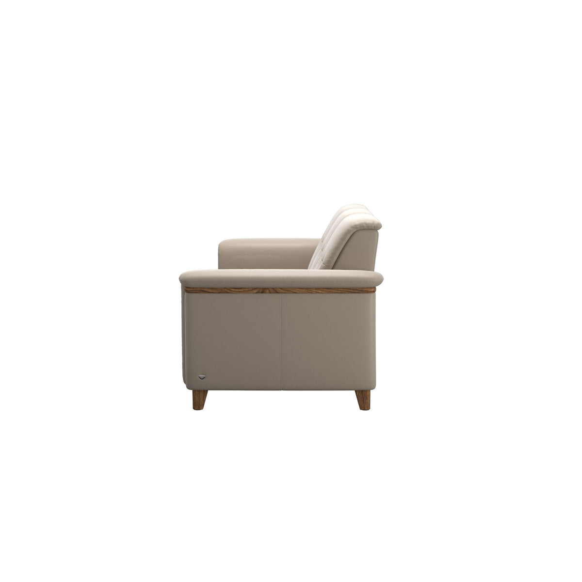Flora 3-Seater - Paloma Mushroom - Teak