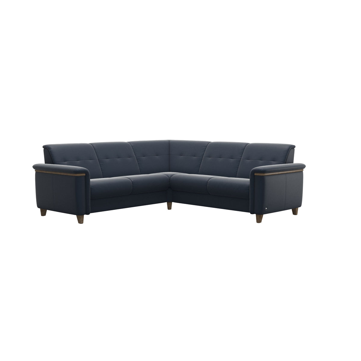 Flora C22 Corner - Paloma Oxford Blue - Smoked Oak