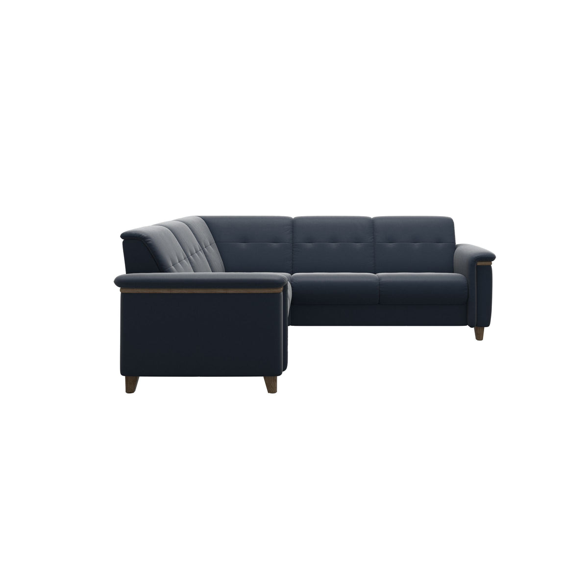 Flora C22 Corner - Paloma Oxford Blue - Smoked Oak