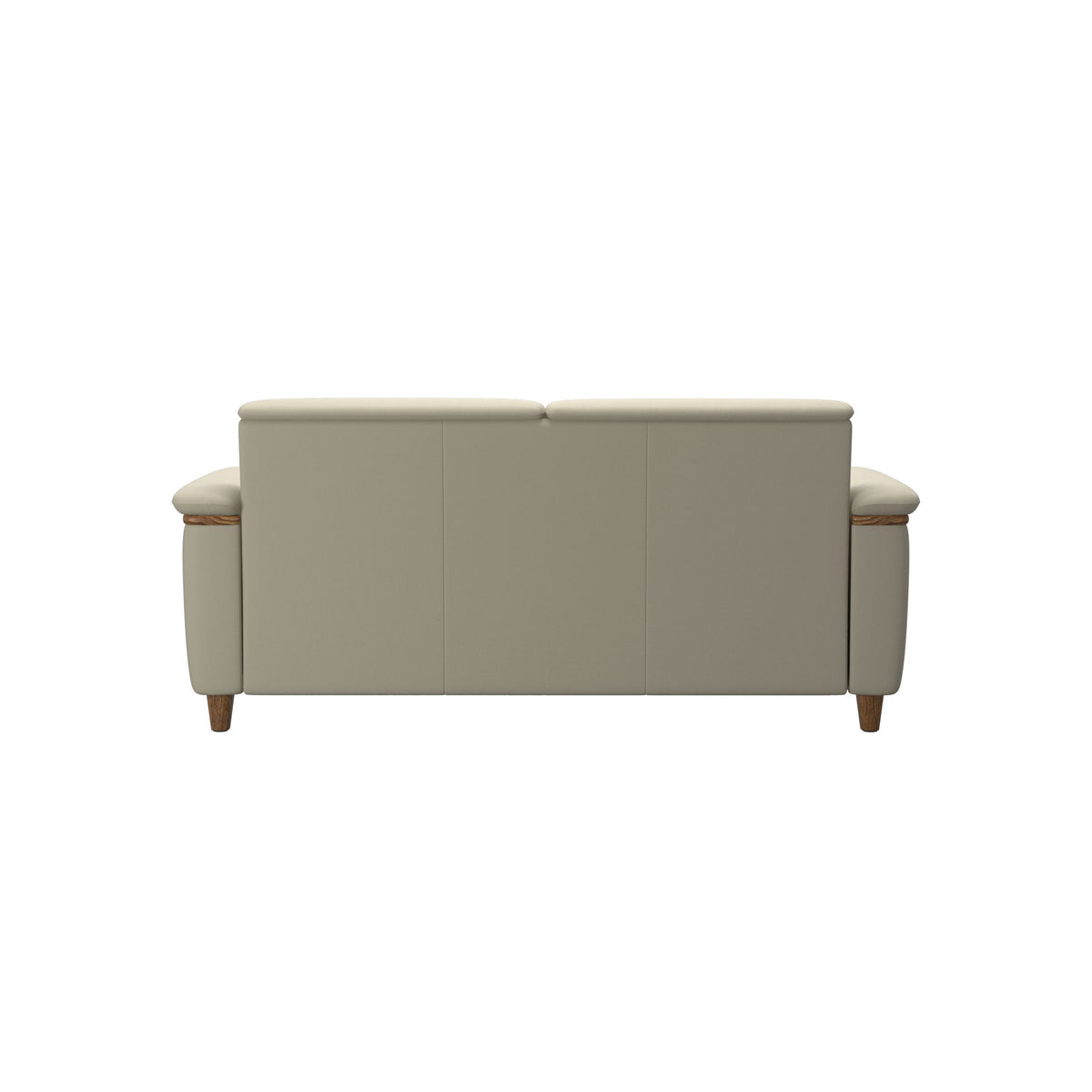 Flora 2.5-Seater - Paloma Light Grey - Teak