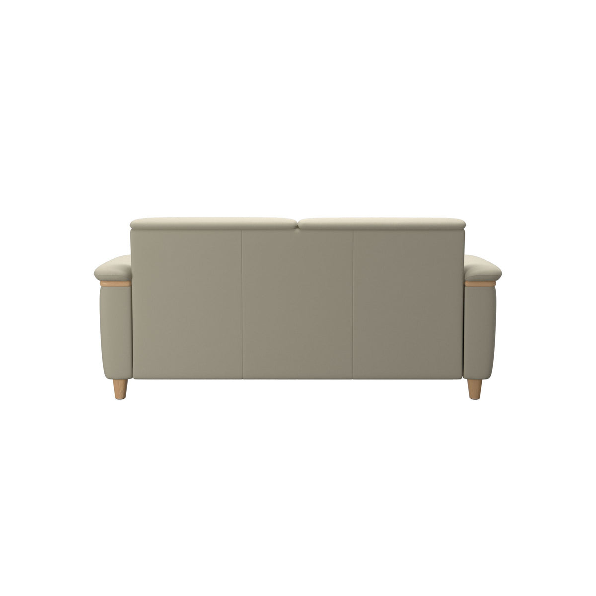Flora 2.5-Seater - Paloma Light Grey - Oak