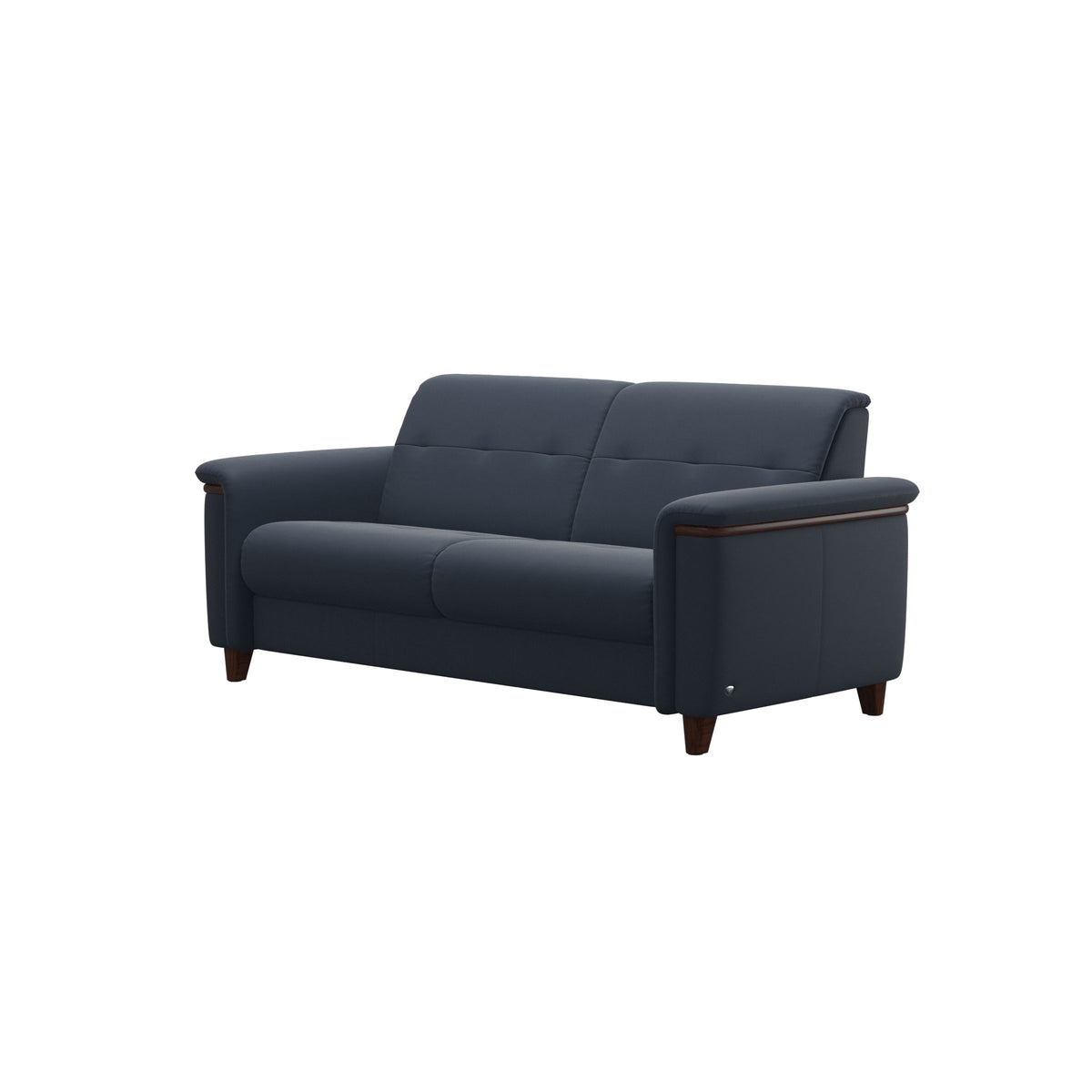 Flora 2.5-Seater - Paloma Oxford Blue - Brown