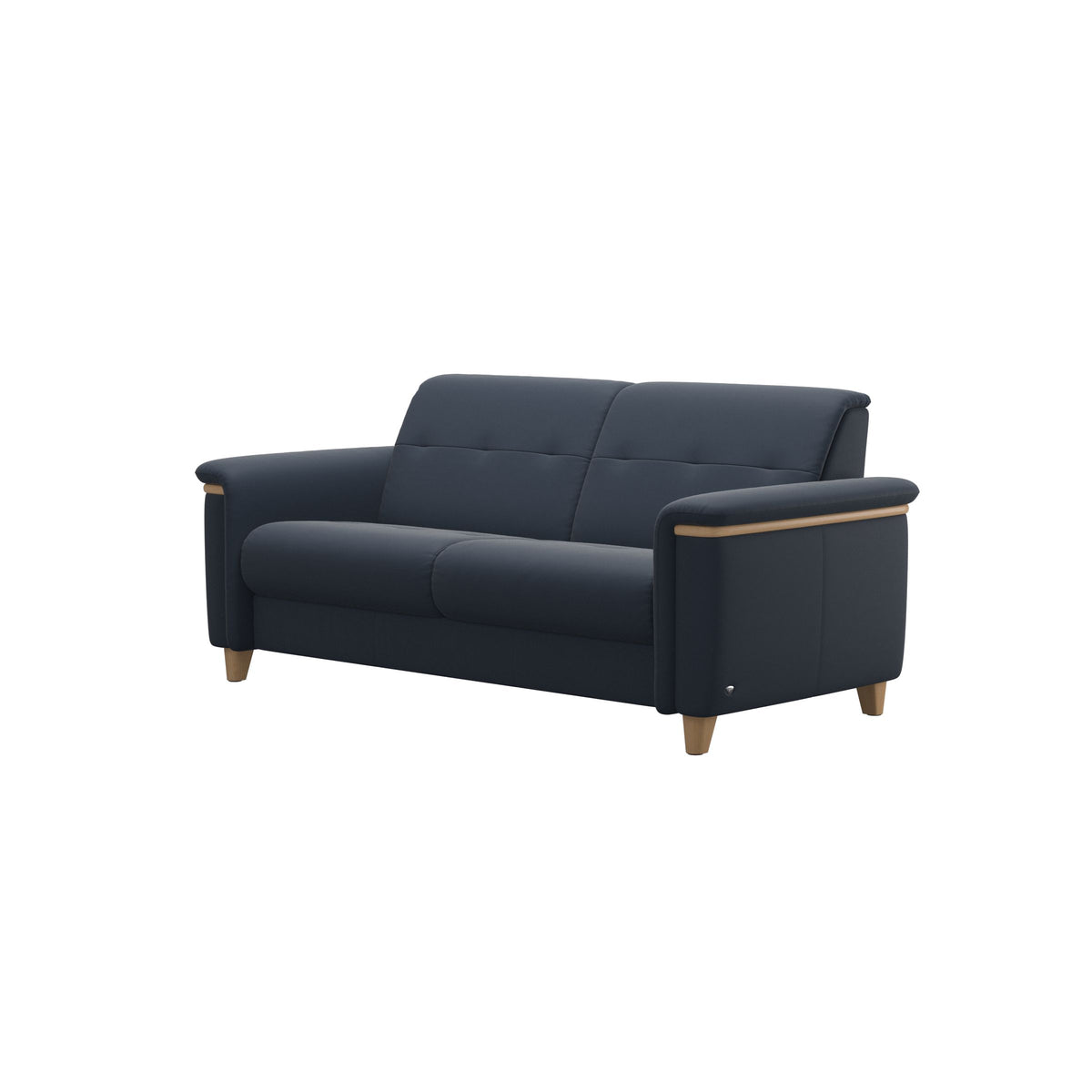 Flora 2.5-Seater - Paloma Oxford Blue - Oak