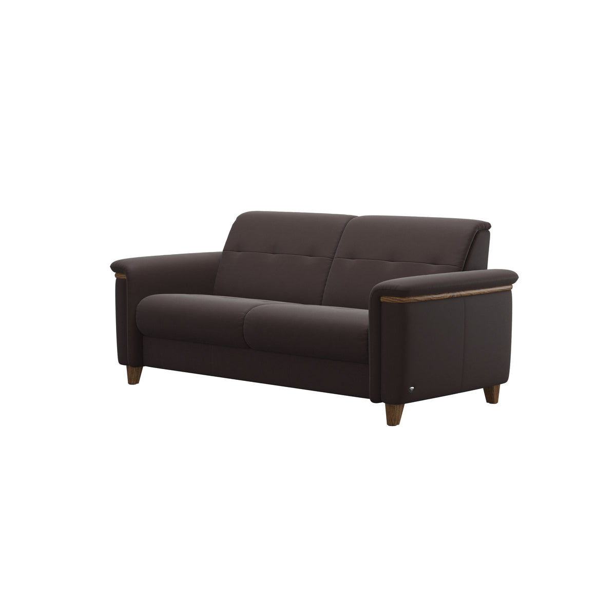 Flora 2.5-Seater - Paloma Chocolate - Teak