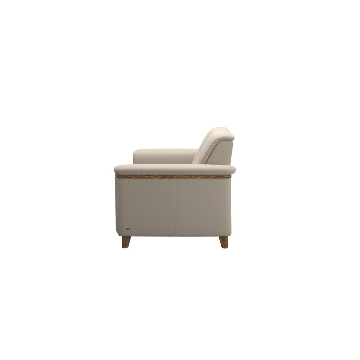 Flora 2.5-Seater - Paloma Fog - Teak