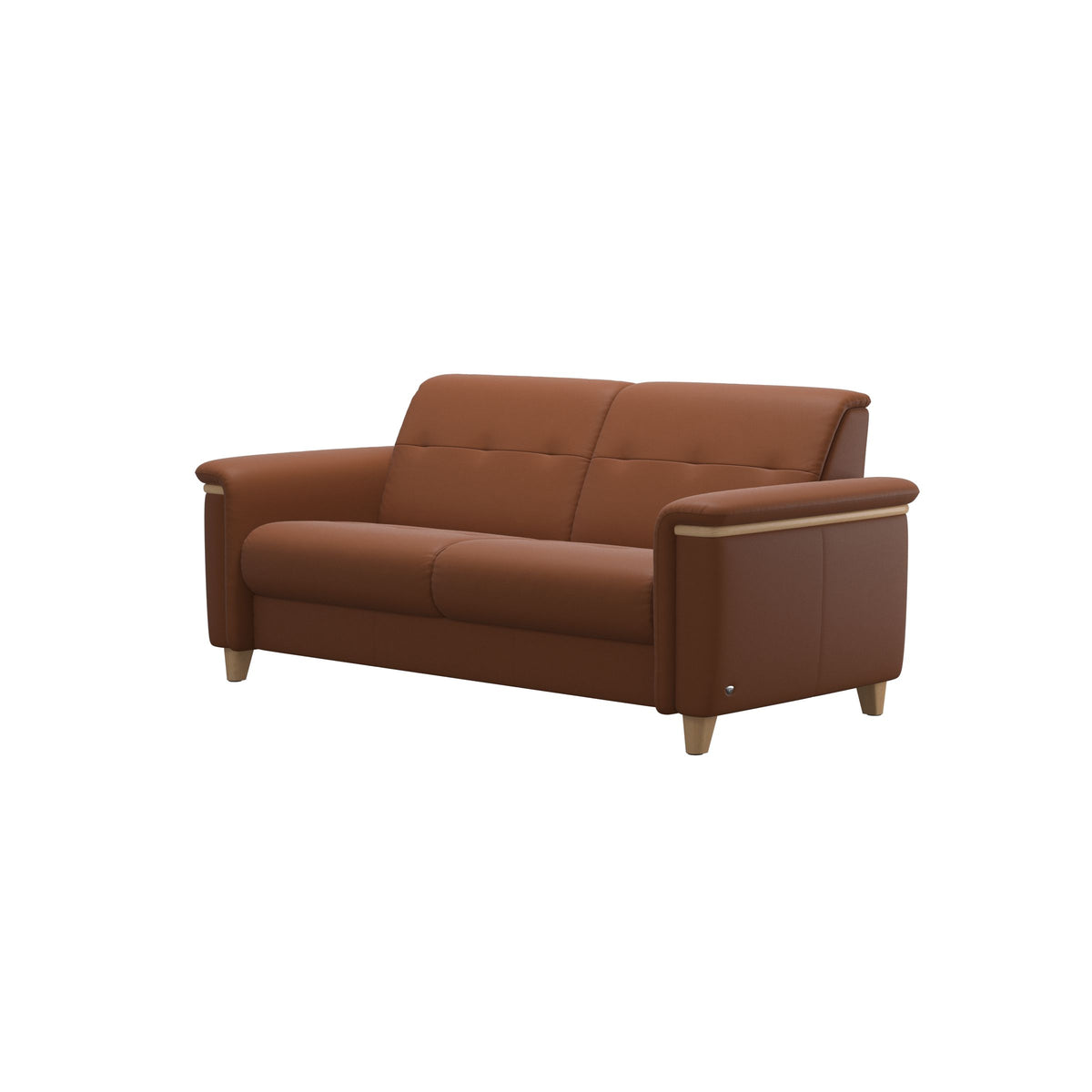 Flora 2.5-Seater - Paloma New Cognac - Oak