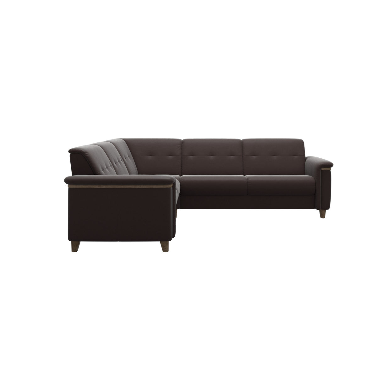 Flora C2-2.5 Corner - Paloma Chocolate - Smoked Oak