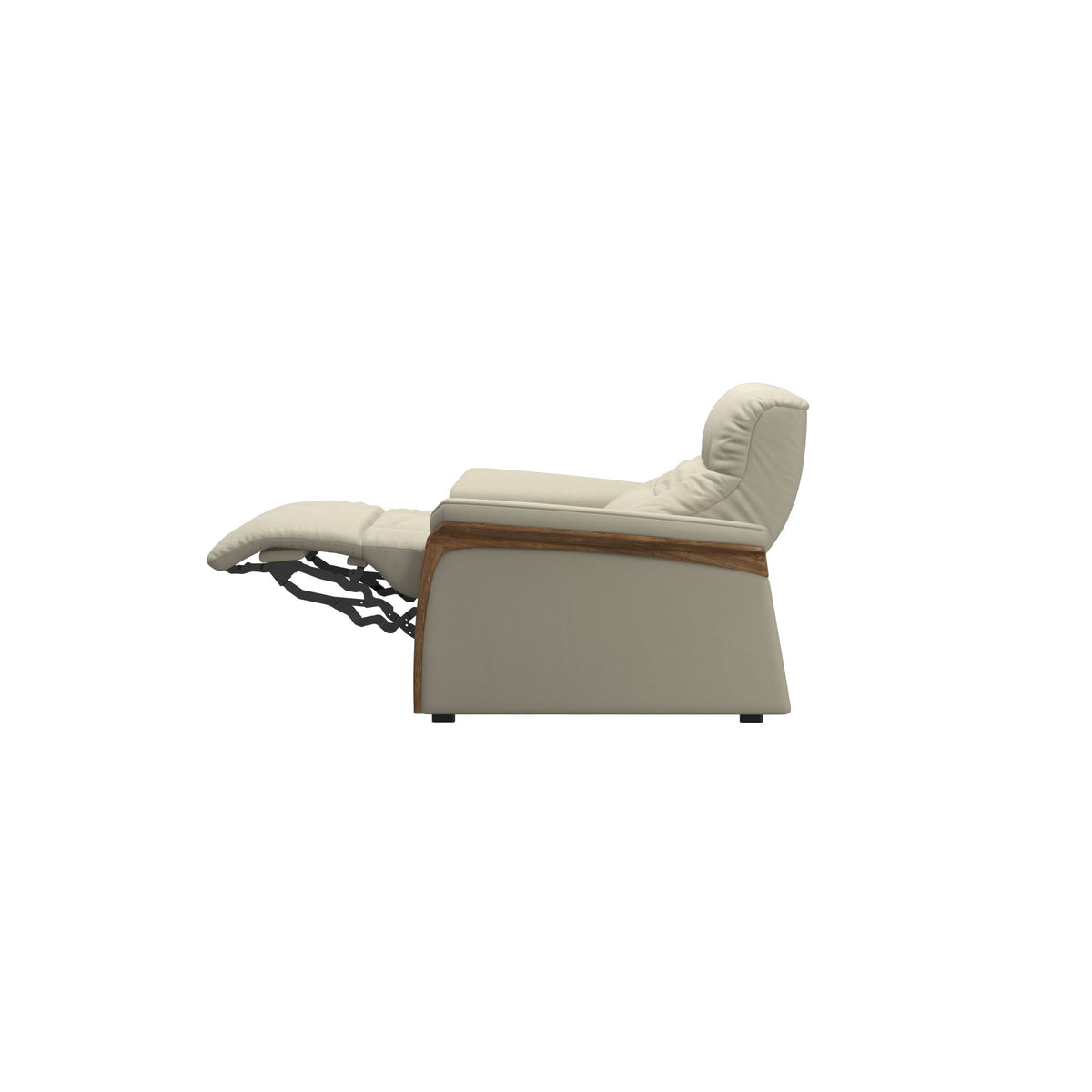 Mary Wood Chair - Paloma Light Grey - Teak