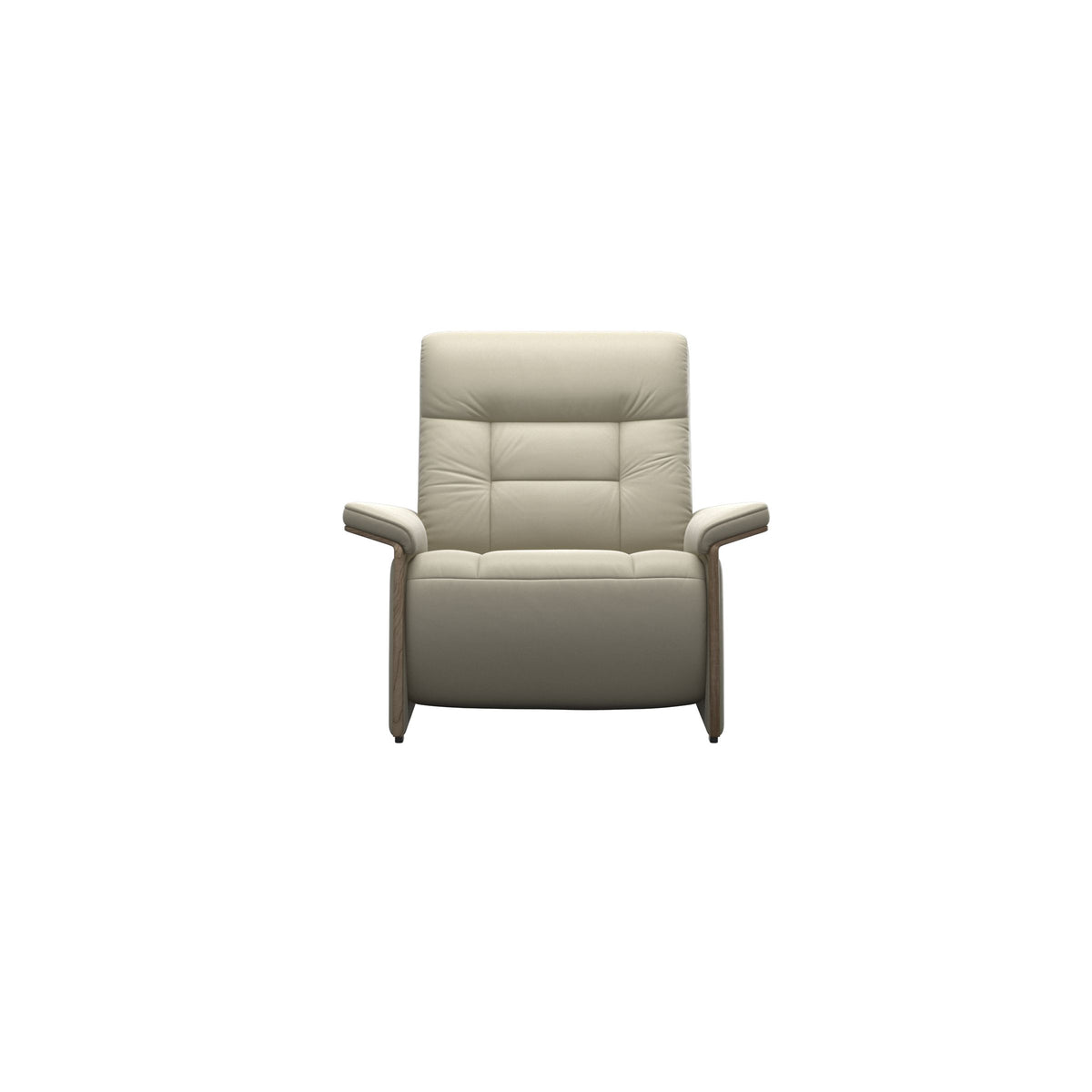 Mary Wood Chair - Paloma Light Grey - Smoked Oak