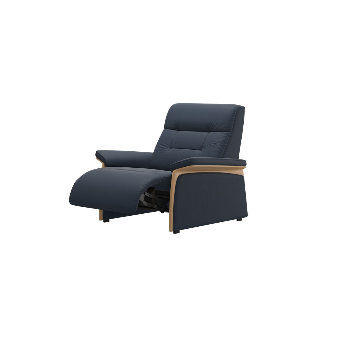 Mary Wood Chair - Paloma Oxford Blue - Oak