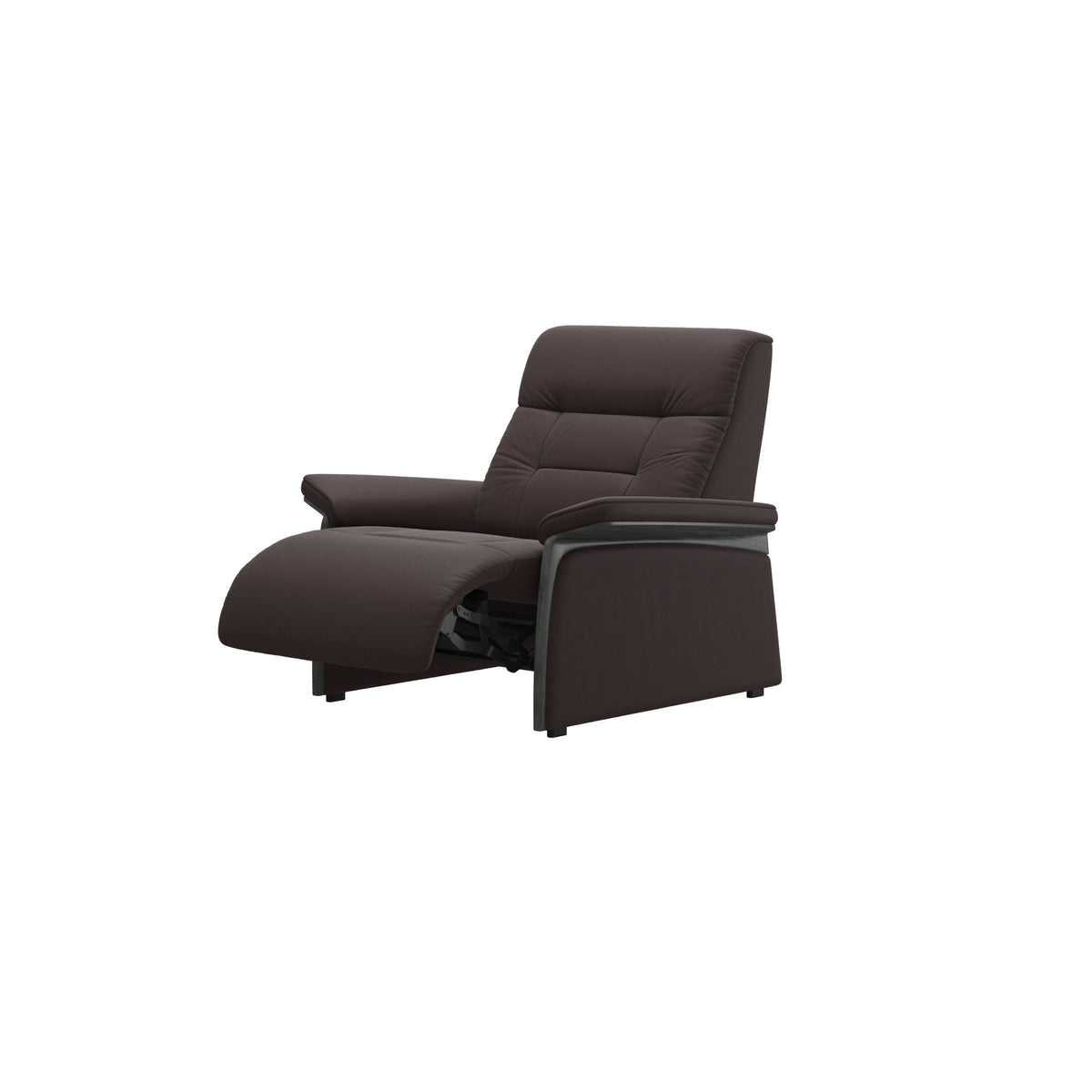 Mary Wood Chair - Paloma Chocolate - Grey