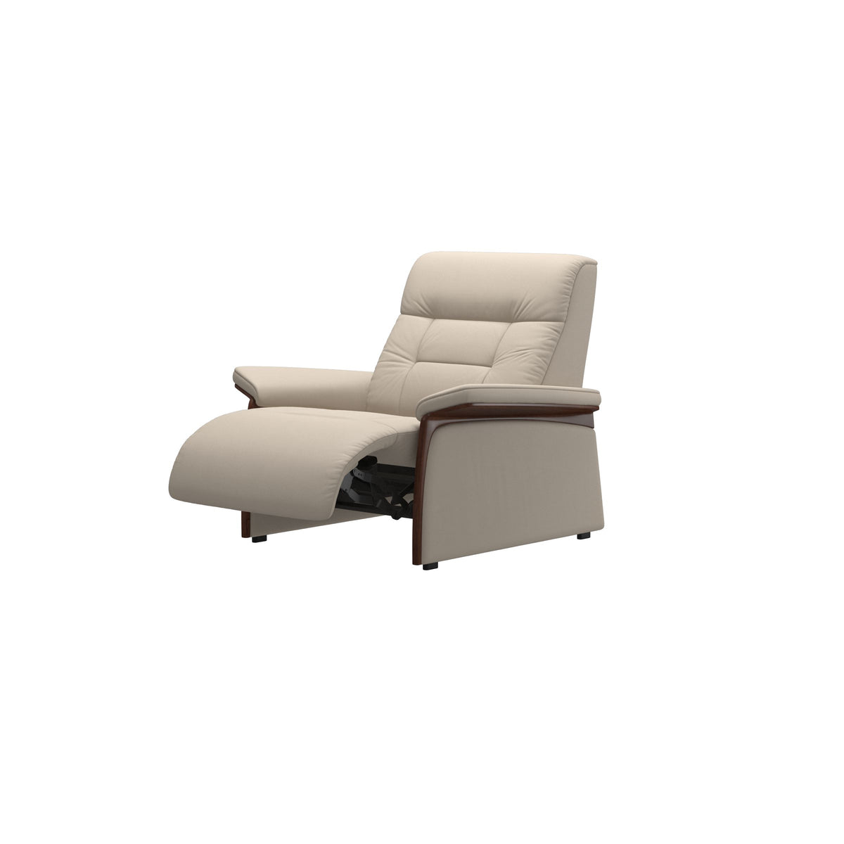 Mary Wood Chair - Paloma Fog - Brown