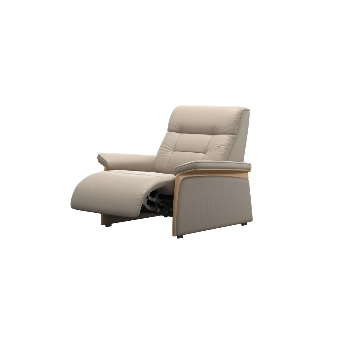 Mary Wood Chair - Paloma Mushroom - Oak
