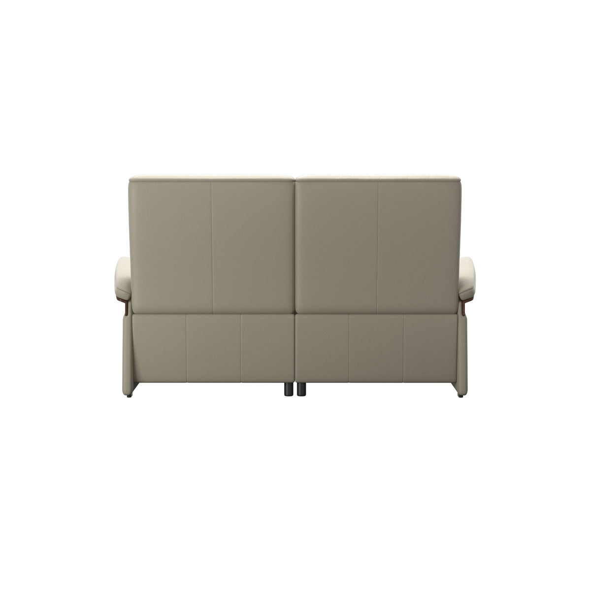 Mary Wood 2-Seat - Paloma Light Grey - Brown