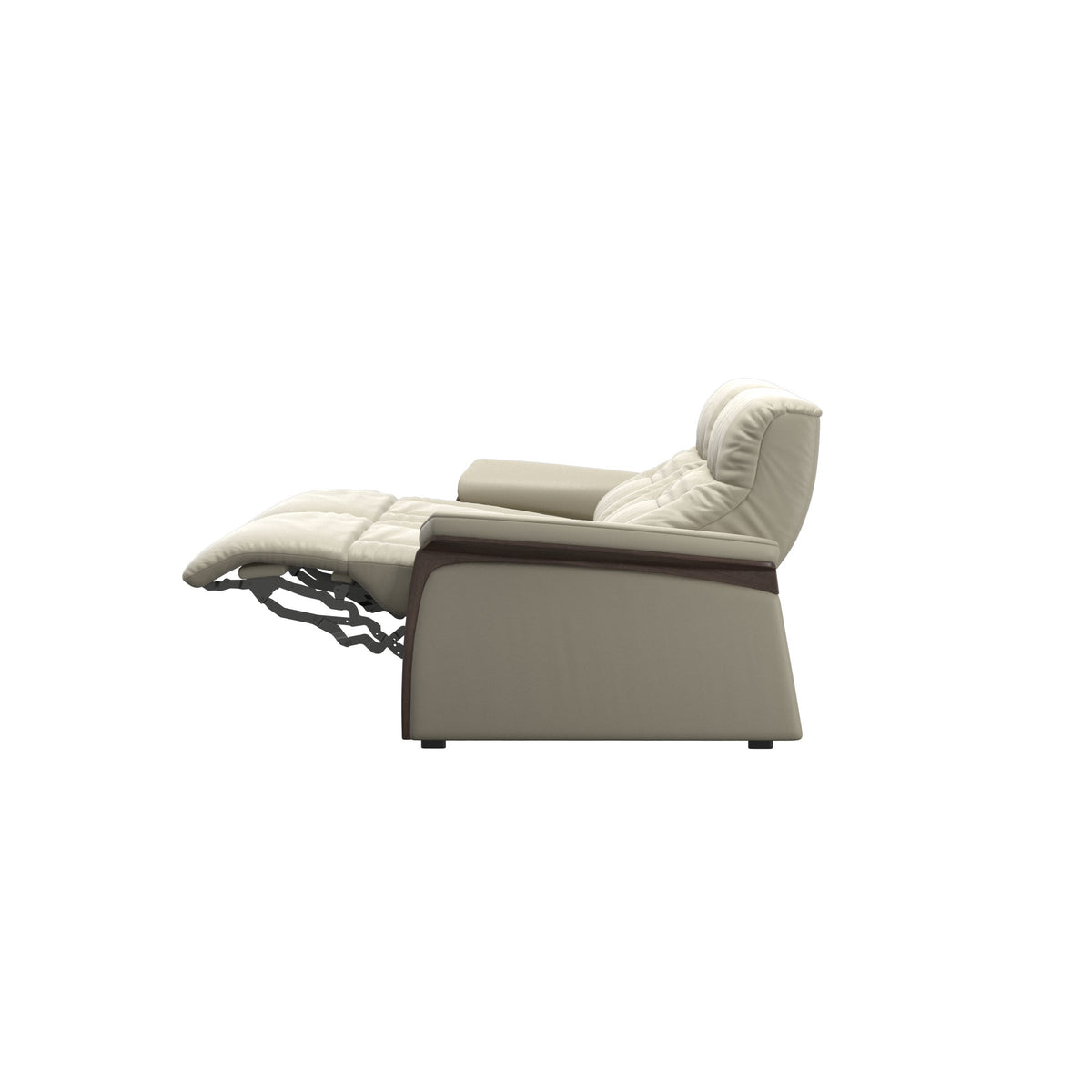 Mary Wood 2-Seat - Paloma Light Grey - Wenge