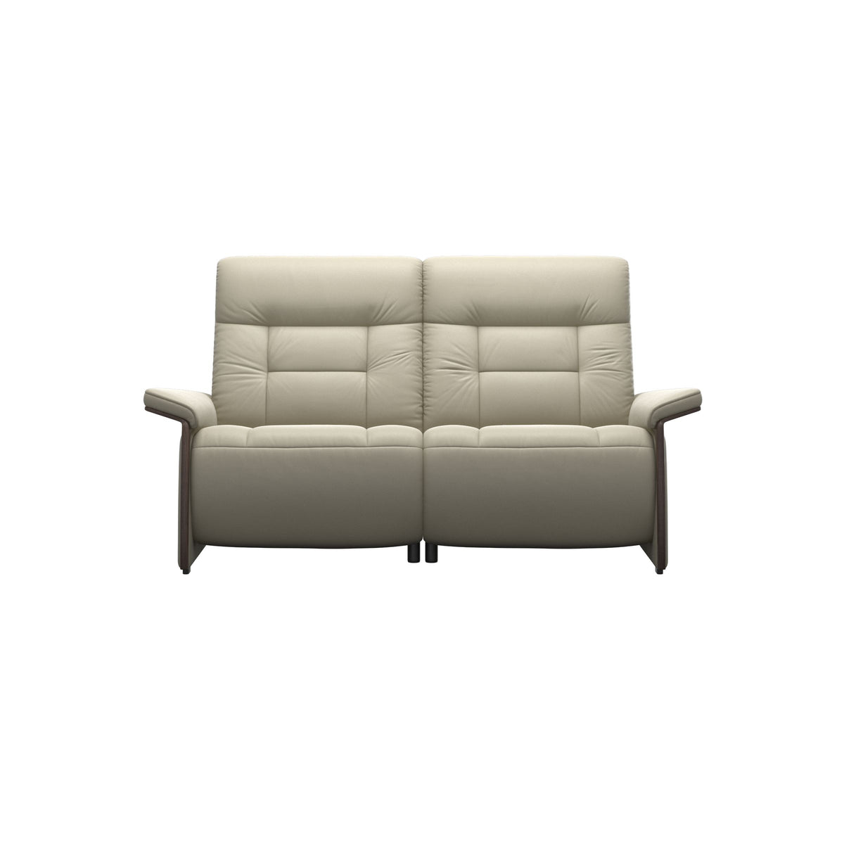 Mary Wood 2-Seat - Paloma Light Grey - Wenge