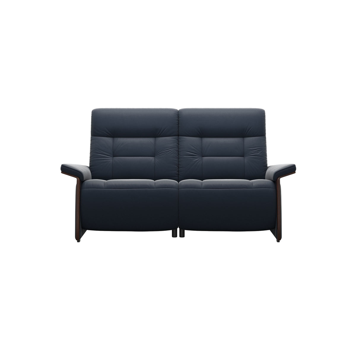 Mary Wood 2-Seat - Paloma Oxford Blue - Brown