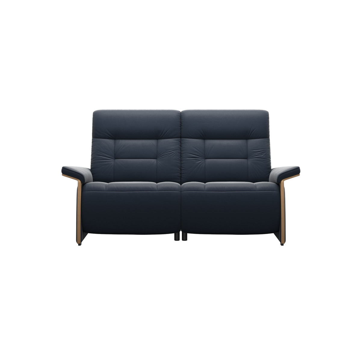 Mary Wood 2-Seat - Paloma Oxford Blue - Oak