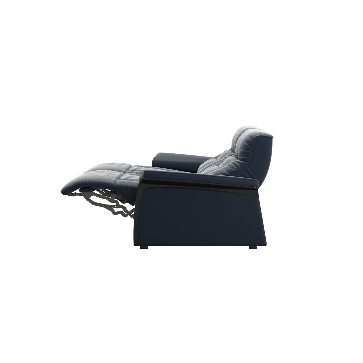 Mary Wood 2-Seat - Paloma Oxford Blue - Black