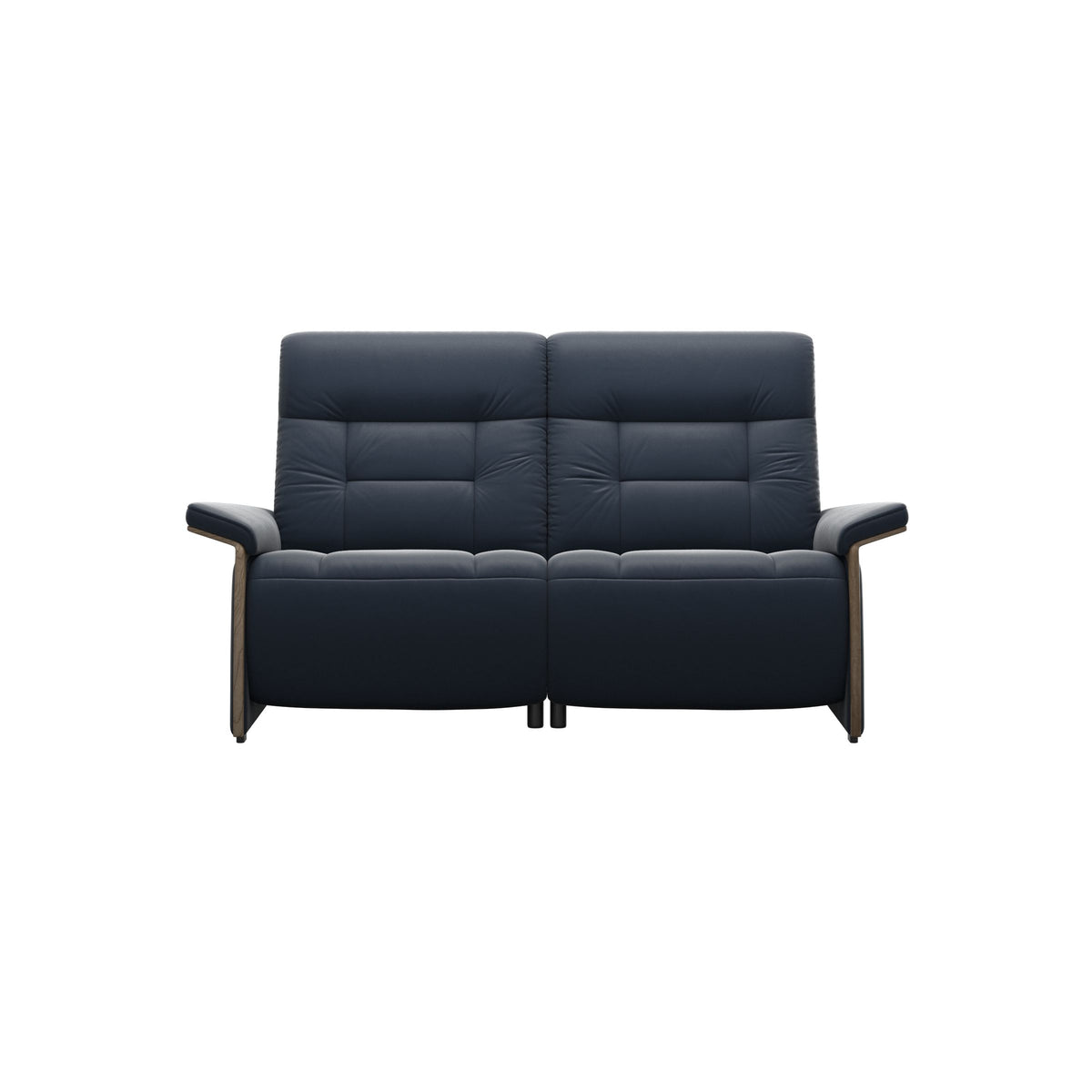 Mary Wood 2-Seat - Paloma Oxford Blue - Smoked Oak