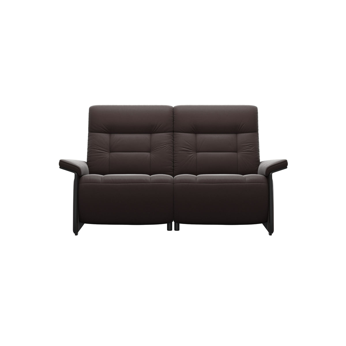 Mary Wood 2-Seat - Paloma Chocolate - Black
