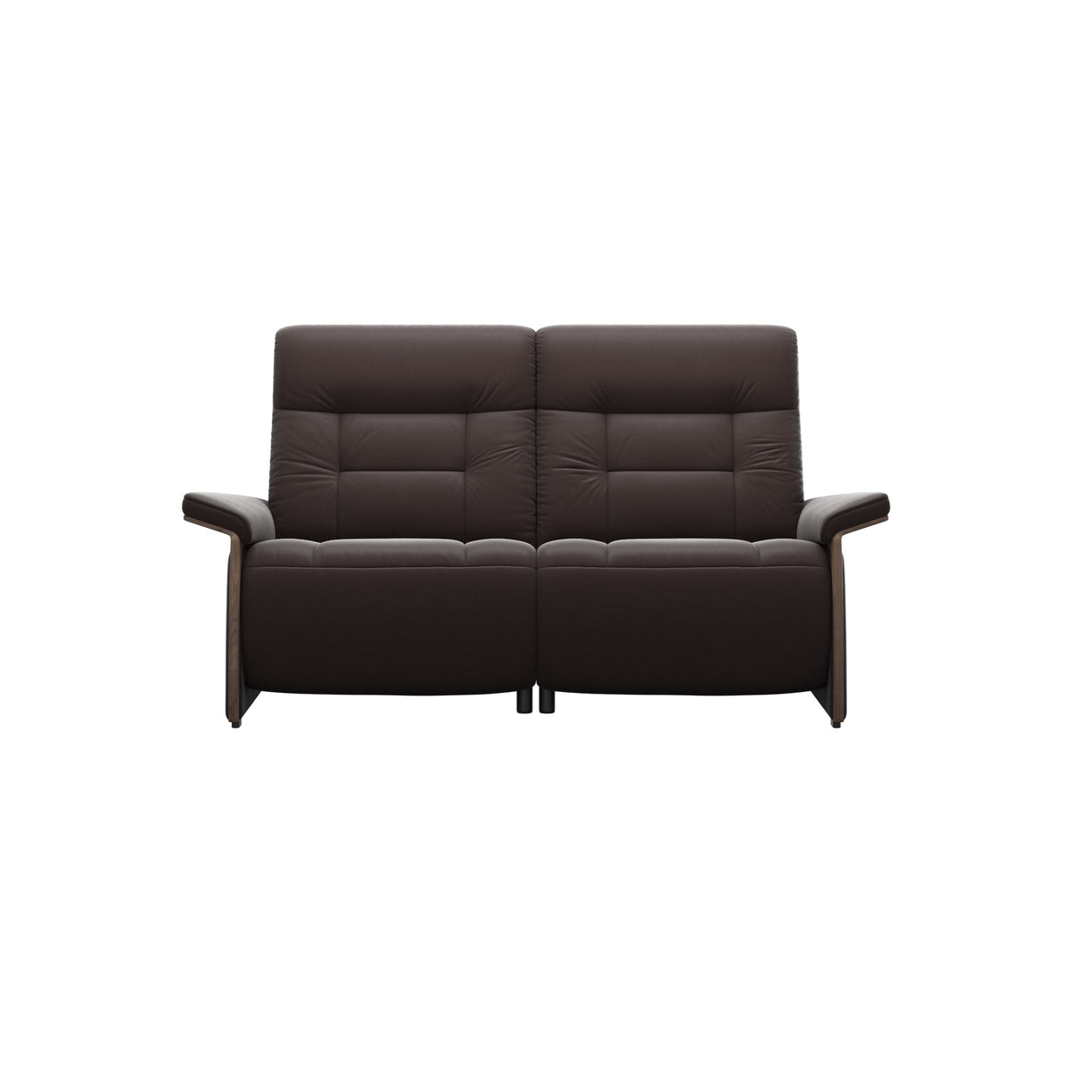 Mary Wood 2-Seat - Paloma Chocolate - Walnut