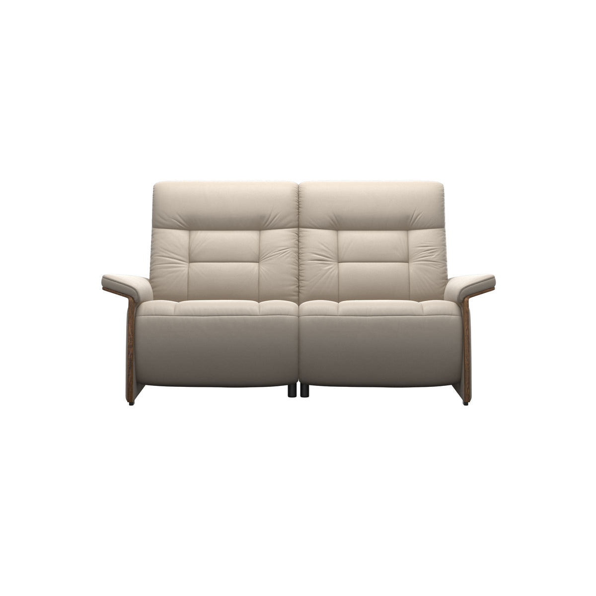 Mary Wood 2-Seat - Paloma Fog - Teak